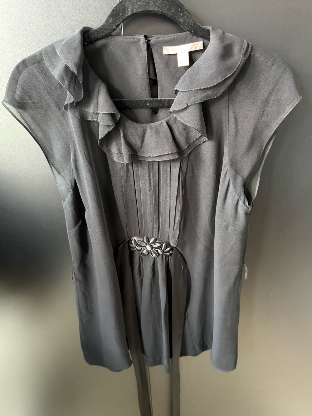 Rebecca Taylor Sleeveless Top with tie